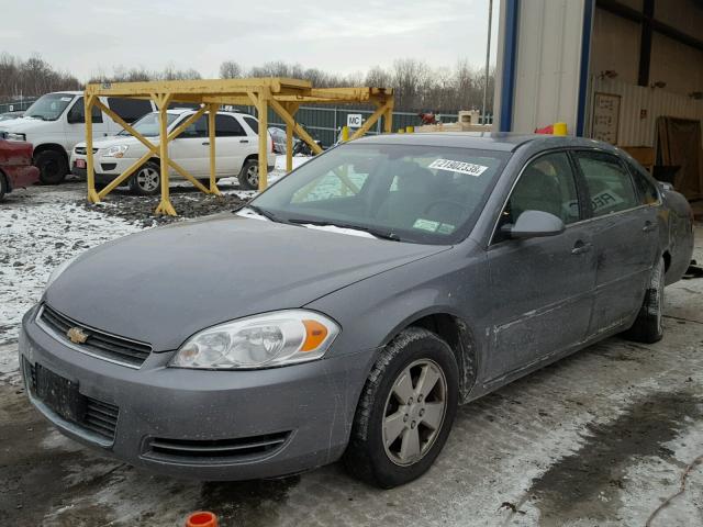 2G1WT58N979225010 - 2007 CHEVROLET IMPALA LT GRAY photo 2