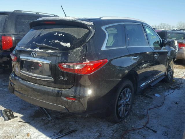 5N1AL0MM5DC313909 - 2013 INFINITI JX35 BASE BLACK photo 4