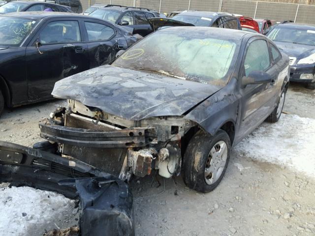 1G1AL18F387290630 - 2008 CHEVROLET COBALT LT BLACK photo 2