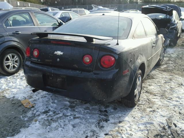 1G1AL18F387290630 - 2008 CHEVROLET COBALT LT BLACK photo 4