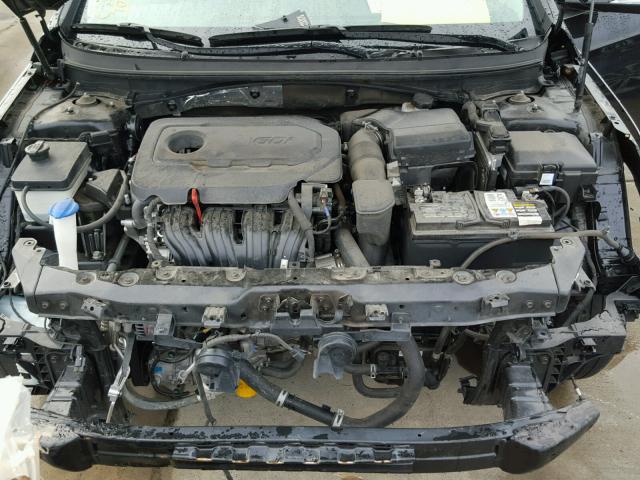 5NPE34AF1GH389204 - 2016 HYUNDAI SONATA SPO BLACK photo 7