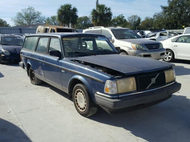 YV1AW8804N1934695 - 1992 VOLVO 240 BLUE photo 1