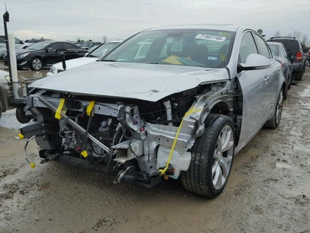2G4GV5GV4C9170415 - 2012 BUICK REGAL GS SILVER photo 2