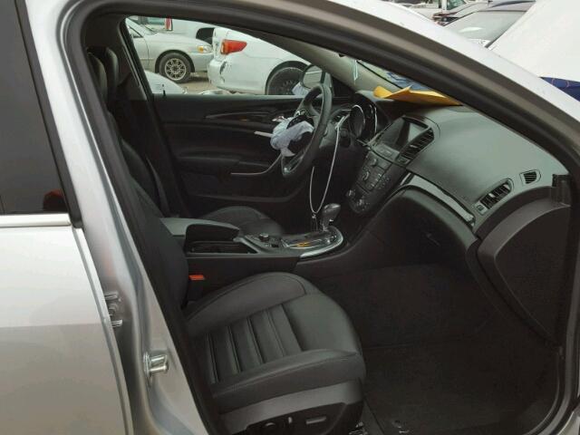 2G4GV5GV4C9170415 - 2012 BUICK REGAL GS SILVER photo 5