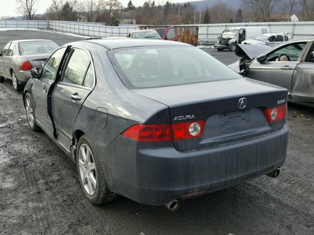 JH4CL96834C041926 - 2004 ACURA TSX CHARCOAL photo 3