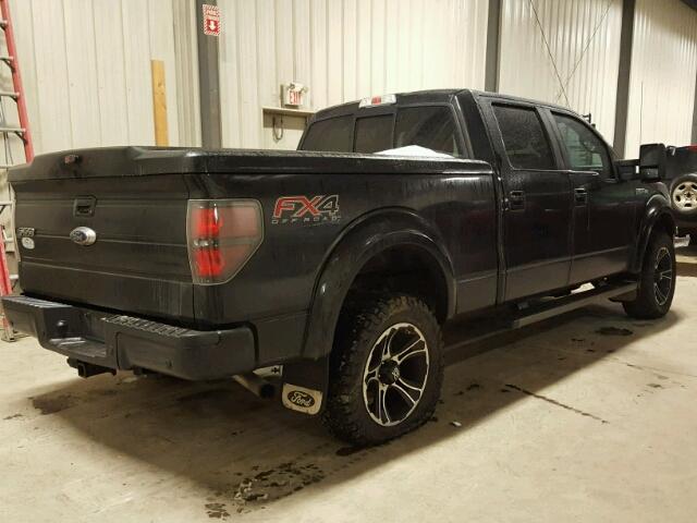 1FTFW1ET9CFA31749 - 2012 FORD F150 SUPER BLACK photo 4