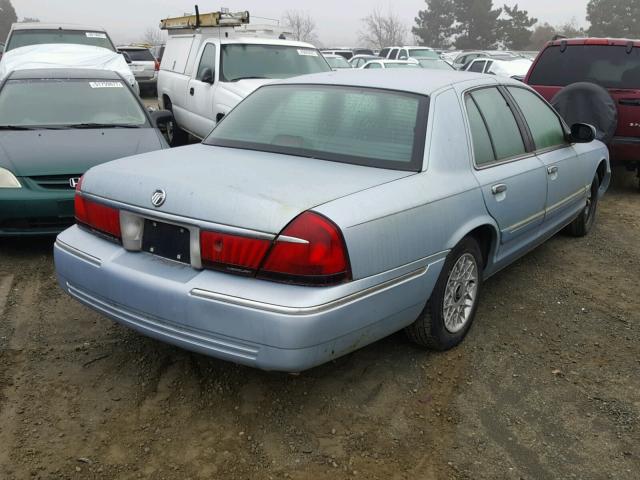 2MEFM74W5XX656405 - 1999 MERCURY GRAND MARQ BLUE photo 4