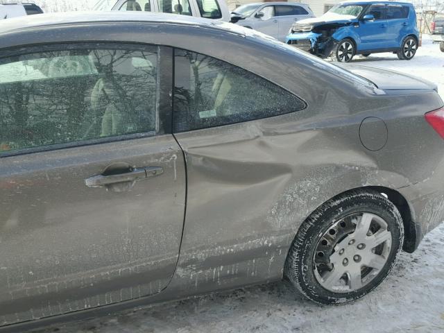 2HGFG126X7H571161 - 2007 HONDA CIVIC LX BROWN photo 9