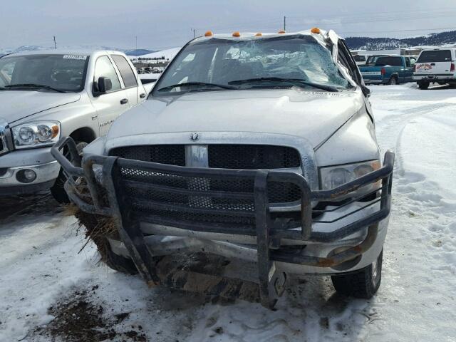 3D7LS38C75G816817 - 2005 DODGE RAM 3500 S SILVER photo 9