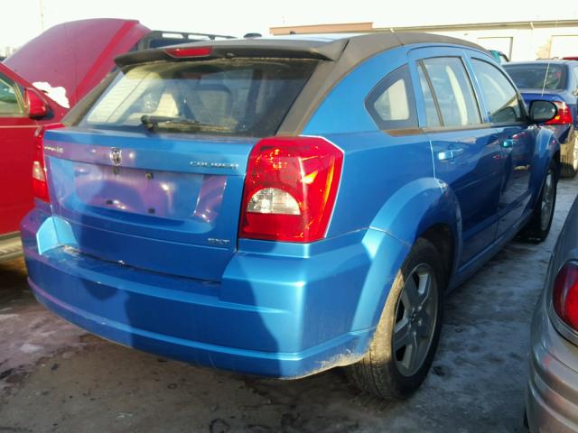 1B3HB48A09D180332 - 2009 DODGE CALIBER SX BLUE photo 4