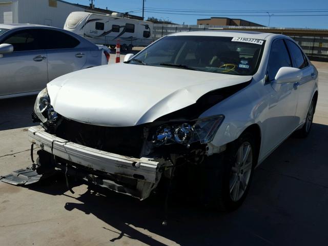 JTHBJ46G882194048 - 2008 LEXUS ES 350 WHITE photo 2