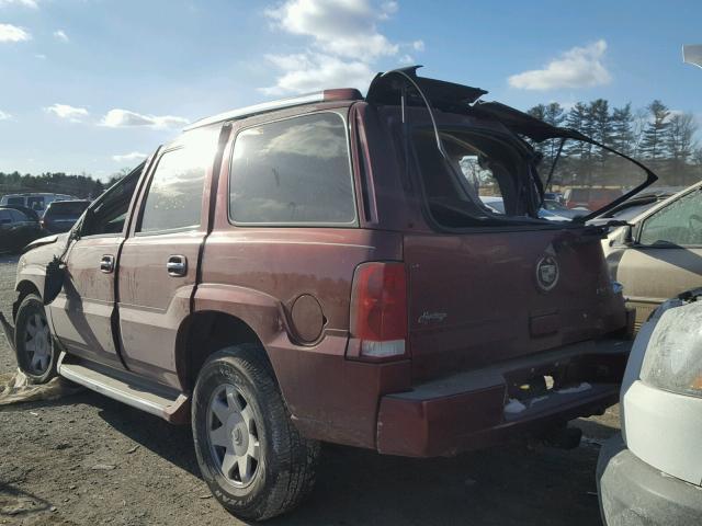 1GYEK63N73R285333 - 2003 CADILLAC ESCALADE L MAROON photo 3