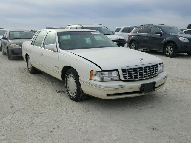 1G6KD54Y6XU800723 - 1999 CADILLAC DEVILLE WHITE photo 1