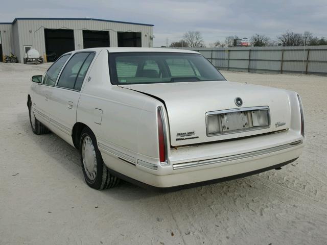 1G6KD54Y6XU800723 - 1999 CADILLAC DEVILLE WHITE photo 3