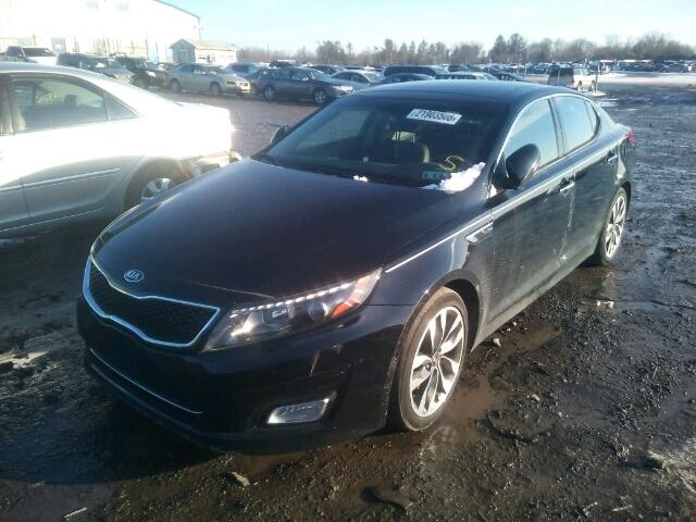 5XXGR4A6XFG482594 - 2015 KIA OPTIMA SX BLACK photo 2