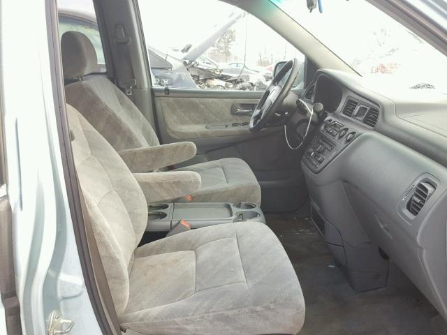 5FNRL18804B085265 - 2004 HONDA ODYSSEY EX BLUE photo 5