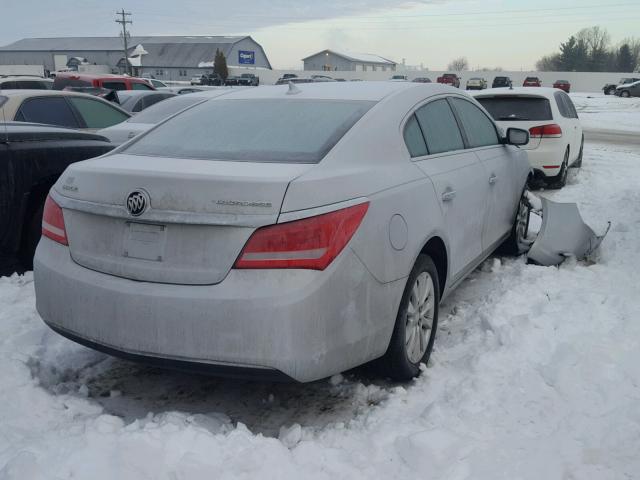 1G4GA5GR4EF261886 - 2014 BUICK LACROSSE SILVER photo 4