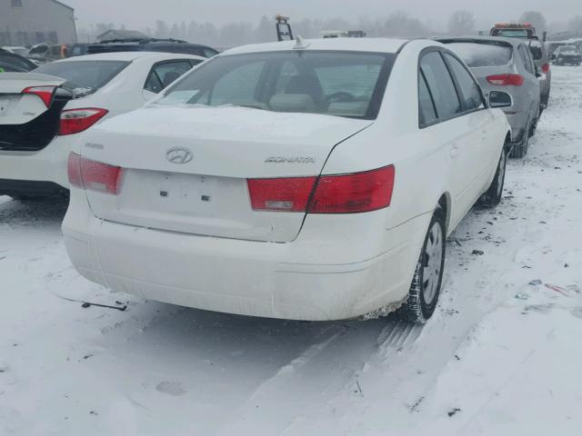 5NPET4AC4AH584551 - 2010 HYUNDAI SONATA GLS WHITE photo 4