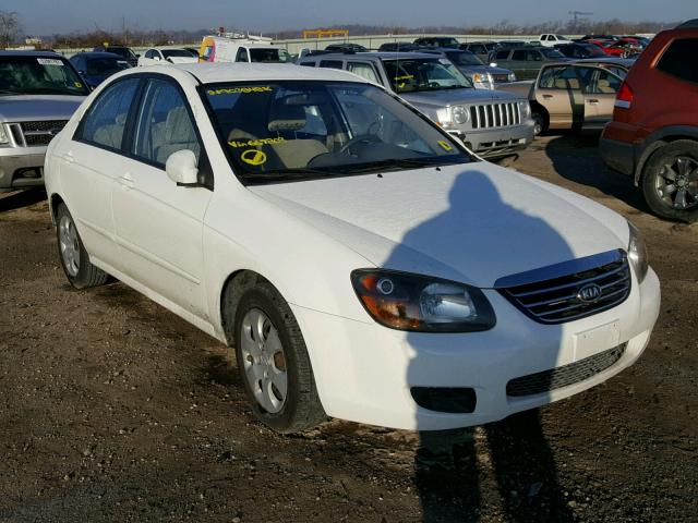 KNAFE222295667803 - 2009 KIA SPECTRA EX WHITE photo 1