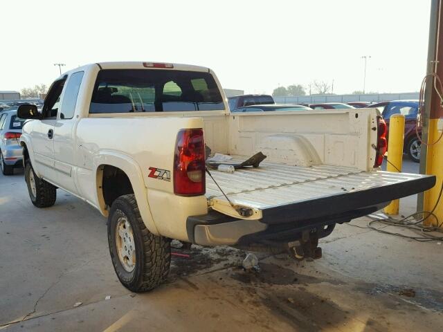 1GCEK19T63E378446 - 2003 CHEVROLET SILVERADO WHITE photo 3