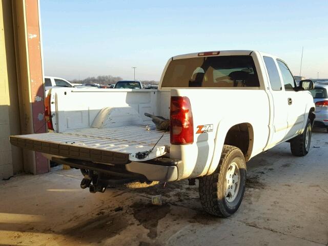 1GCEK19T63E378446 - 2003 CHEVROLET SILVERADO WHITE photo 4