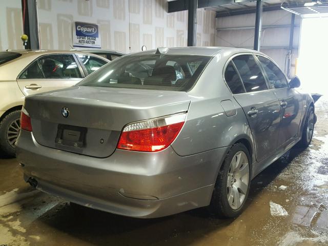 WBANF73567CU22557 - 2007 BMW 530 XI GRAY photo 4