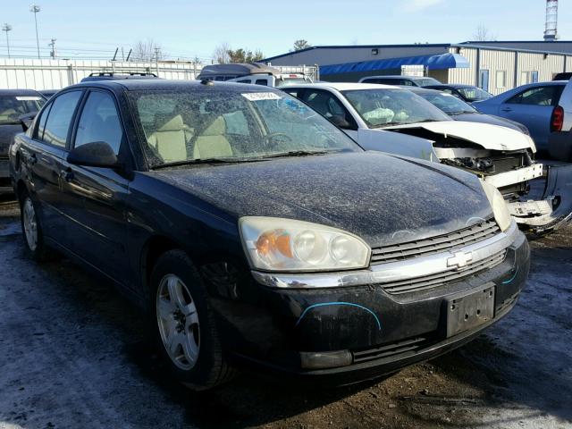 1G1ZU54845F185529 - 2005 CHEVROLET MALIBU LT BLACK photo 1