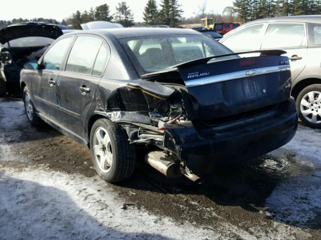 1G1ZU54845F185529 - 2005 CHEVROLET MALIBU LT BLACK photo 3