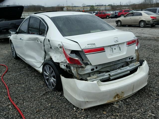 1HGCP3F82CA009452 - 2012 HONDA ACCORD EXL WHITE photo 3