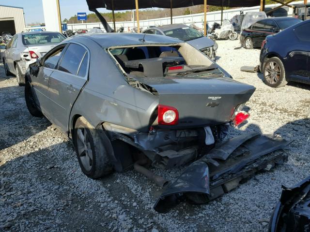 1G1ZH57B484257809 - 2008 CHEVROLET MALIBU 1LT GRAY photo 3