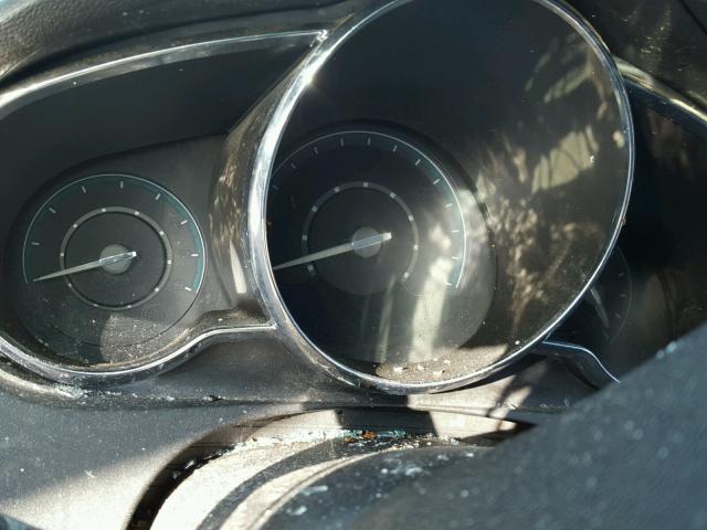 1G1ZH57B484257809 - 2008 CHEVROLET MALIBU 1LT GRAY photo 8