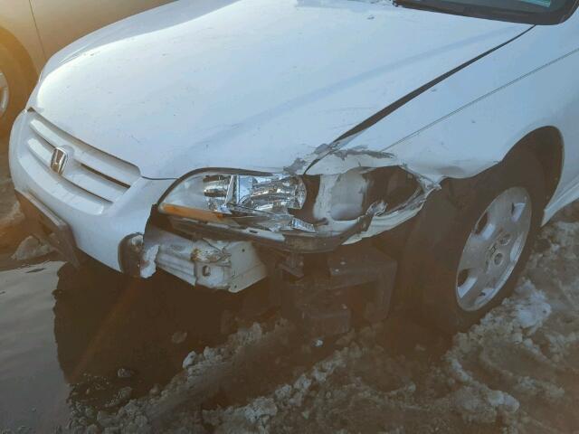 1HGCG16582A003096 - 2002 HONDA ACCORD EX WHITE photo 9