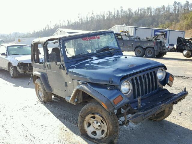 1J4FY19S9VP487625 - 1997 JEEP WRANGLER / BLUE photo 9