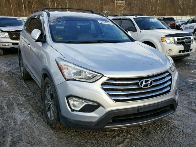 KM8SNDHFXEU068022 - 2014 HYUNDAI SANTA FE G SILVER photo 1