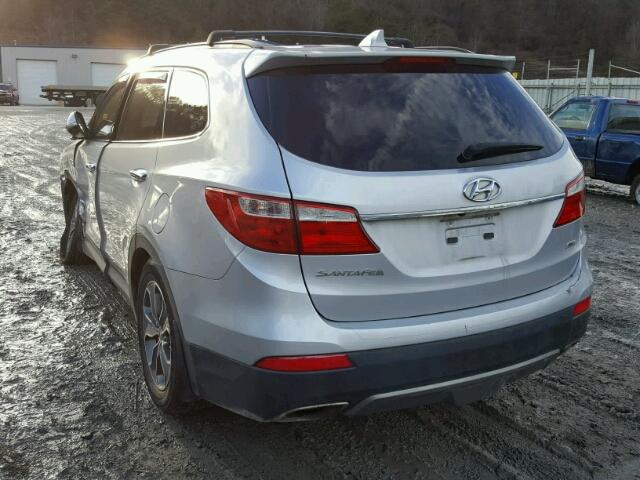 KM8SNDHFXEU068022 - 2014 HYUNDAI SANTA FE G SILVER photo 3