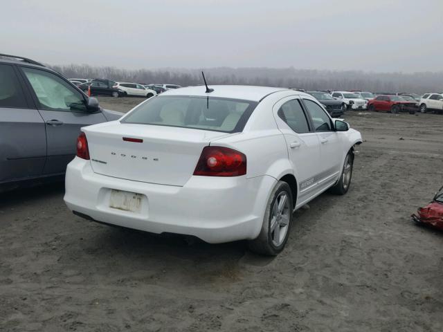 1B3BD1FB2BN589023 - 2011 DODGE AVENGER MA WHITE photo 4