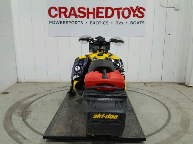 2BPSUDEA3EV000505 - 2014 SKID SNOWMOBILE YELLOW photo 4