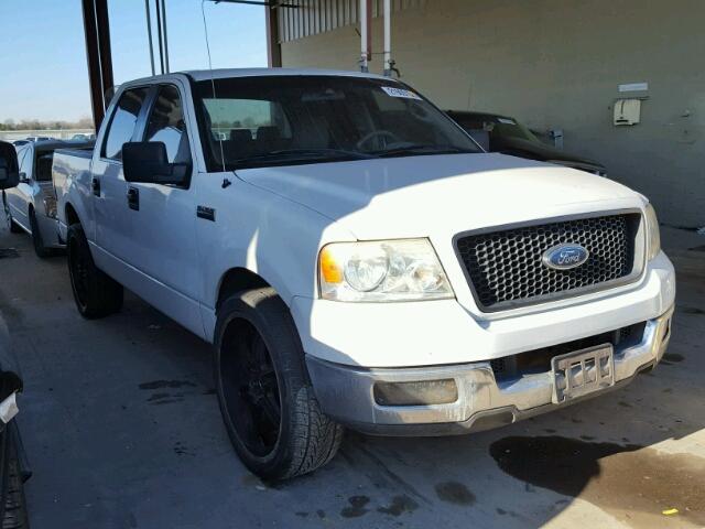 1FTRW12W05FB28451 - 2005 FORD F150 SUPER WHITE photo 1