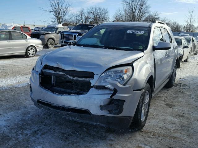 2CNALDEWXA6216314 - 2010 CHEVROLET EQUINOX LT SILVER photo 2