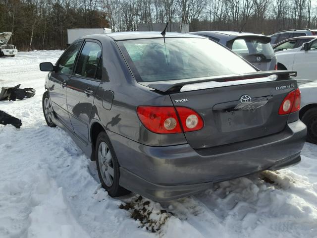 2T1BR32E25C320863 - 2005 TOYOTA COROLLA CE GRAY photo 3