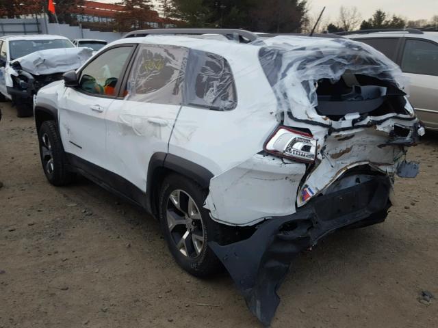 1C4PJMBB0EW290231 - 2014 JEEP CHEROKEE T WHITE photo 3