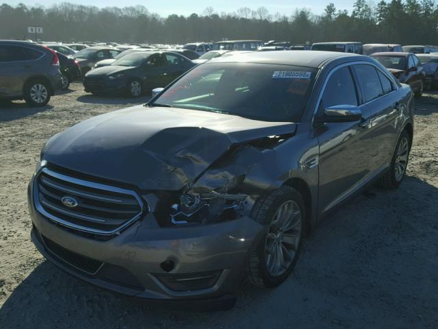 1FAHP2F85EG111056 - 2014 FORD TAURUS LIM GRAY photo 2