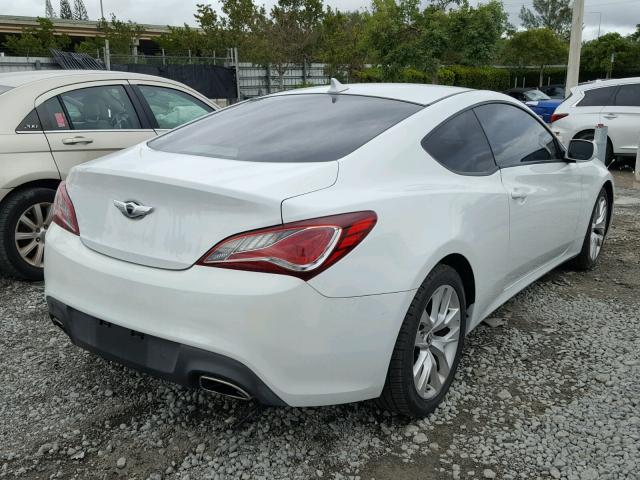 KMHHT6KD0DU094453 - 2013 HYUNDAI GENESIS CO WHITE photo 4