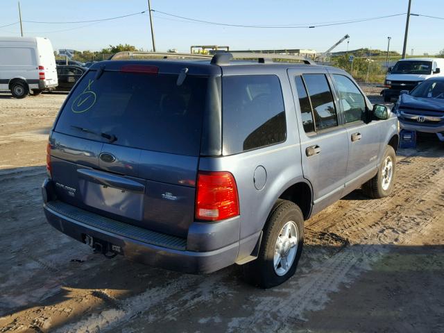 1FMZU63K14UC14470 - 2004 FORD EXPLORER X BLUE photo 4