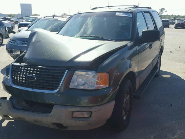 1FMPU16L13LA84449 - 2003 FORD EXPEDITION GREEN photo 2