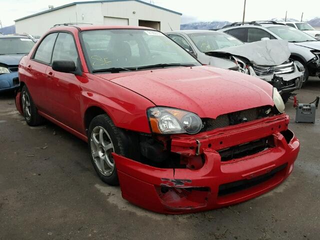 JF1GD67545H502547 - 2005 SUBARU IMPREZA RS RED photo 1