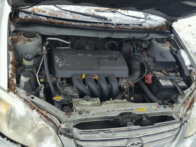 2T1BR32E33C047008 - 2003 TOYOTA COROLLA CE SILVER photo 7