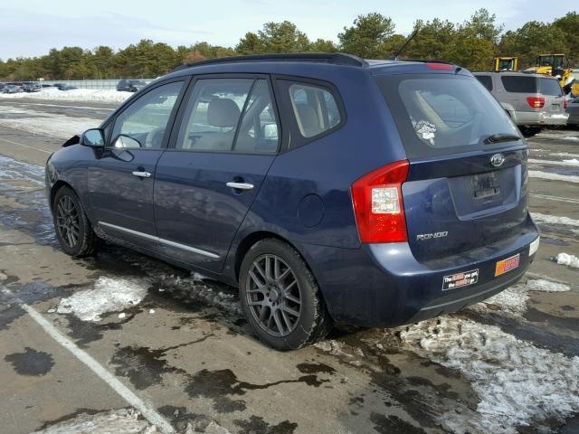 KNAFG526587171752 - 2008 KIA RONDO LX BLUE photo 3