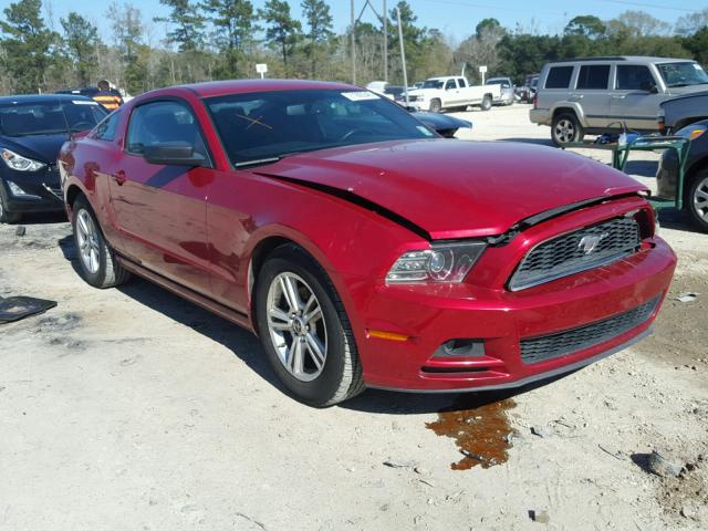 1ZVBP8AM4D5244454 - 2013 FORD MUSTANG RED photo 1