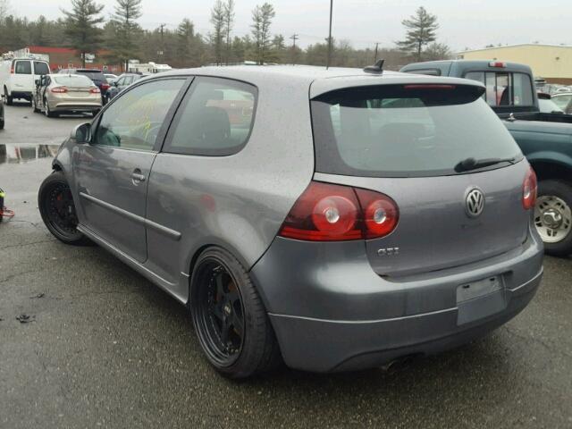 WVWEV71K18W307511 - 2008 VOLKSWAGEN GTI GRAY photo 3